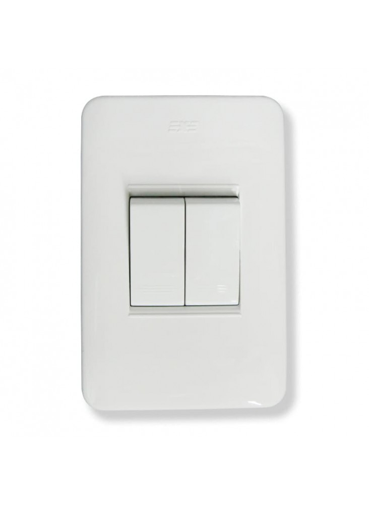 INTERRUPTOR DOBLE LUMINEX GALICA